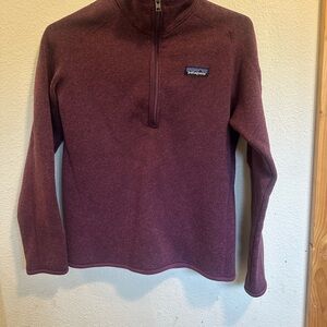 Patagonia Women's Maroon Cowl Neck Sweater